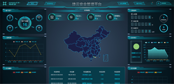 捷云安全管理平台